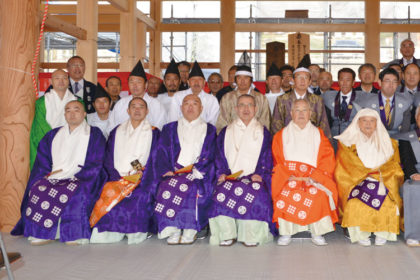 大本山護国寺別院筑波山大御堂様上棟式（2018年・平成30年・12月10日）