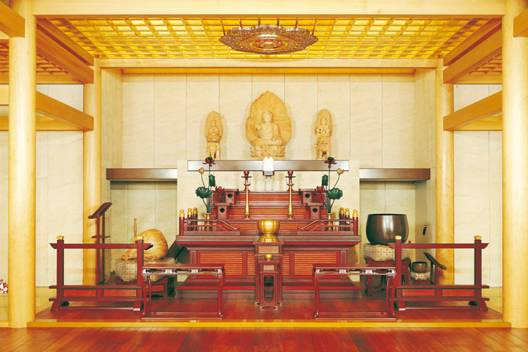 東長寺様（東京都新宿区）曹洞宗　乾漆仕上げ仏具　八葉透かし仏天蓋