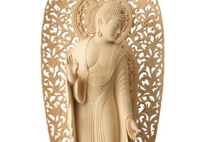 Jōdo-shū Genshinji Temple（Kōtō Ward Tokyo）Amida looking back statue （Mikaeri Amida)