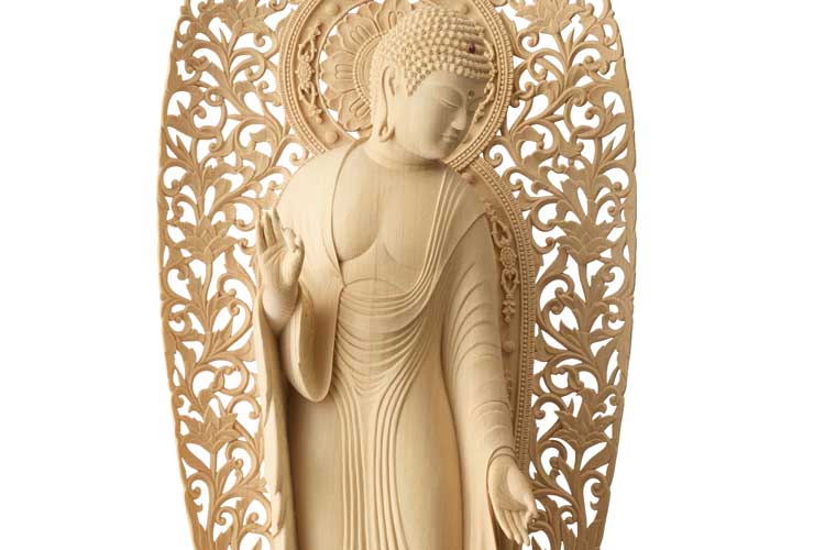 浄土宗玄信寺様（東京都江東区）　みかえり阿弥陀如来立像