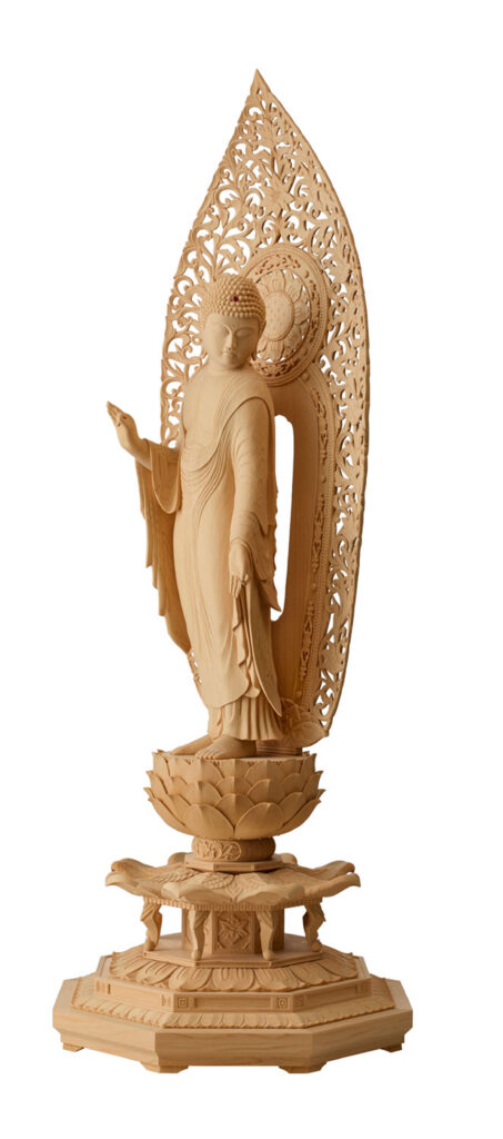 みかえり阿弥陀如来立像