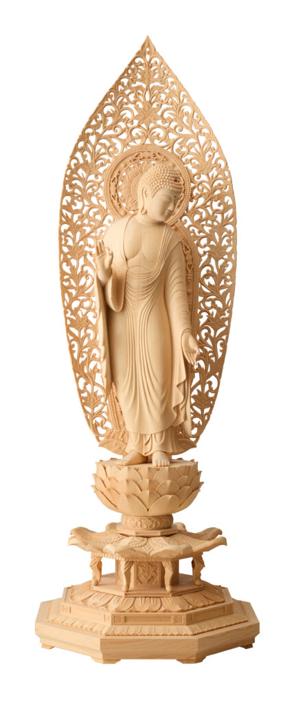 みかえり阿弥陀如来立像