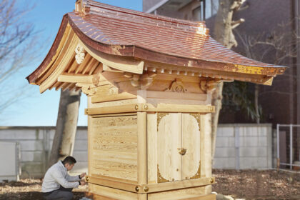 妙相稲荷様　竣工